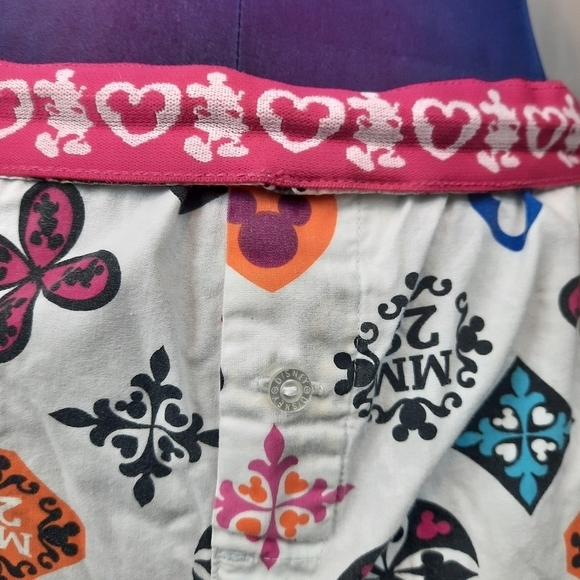 Disney Mickey Mouse Pajama Shorts Size‎ XL Women's E24 - Picture 5 of 7